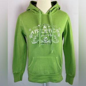 American Eagle Outfitters Green Distressed Hoodie